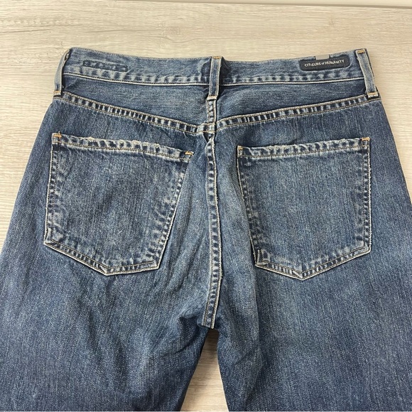 Citizens of Humanity Liya High Rise Classic Fit Crop with Distressed Hem, 26 - Picture 8 of 14